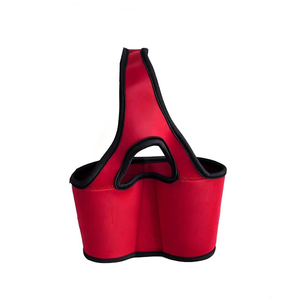 Collapsible Double Cup Beverage Holder Reusable Iced Coffee Cup Sleeve Cup Carrier Holder Camping