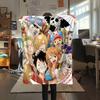 1PC One Piece Patterned Flannel Blanket Suitable For All Seasons For Home Decor Warmth And Comfort Gifts Holiday Present