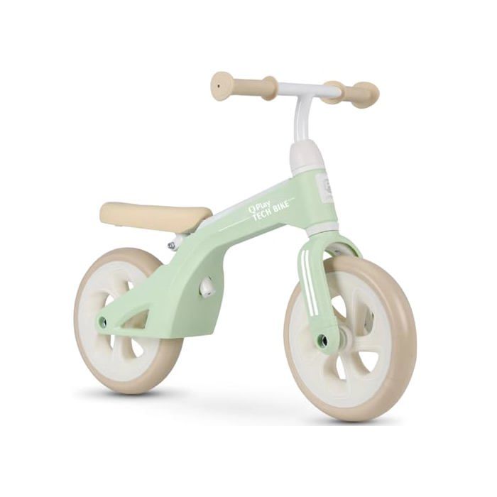 Draisienne pour enfant - QPLAY - Menthe - Réglable en hauteur - Roues de 9" - Limiteur de direction