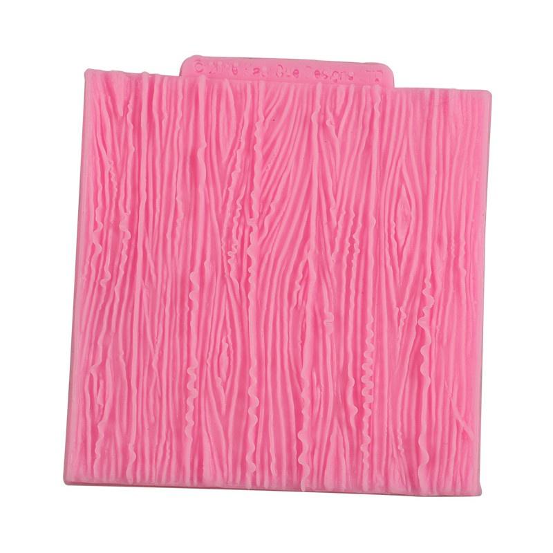 Текстура коры дерева, узор из дерева, коврик, силиконовая форма для помадки, декор для торта, форма для сахара