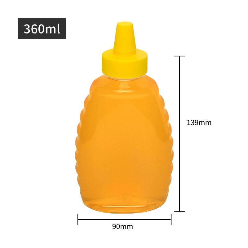 180ml Plastic Honey Squeeze Bottle portable Salad /Oil Dispensers Flip Cap Refillable Condiment Leak Proof Squeezable Bottle