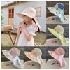 Children's Sun Hat Summer UV Protection Boys Sun Hat Breathable Large Brim Girls Bucket Hat Sun Hat Thin