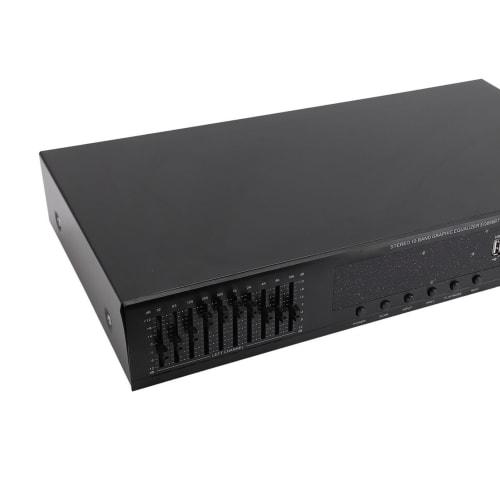 20-полосный эквалайзер, стерео графический эквалайзер с цифровым дисплеем, встроенный BT, регулировка высоких, средних и низких частот, поддержка BT и USB