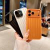 Роскошный Бизнес Багаж Алюминиевый Сплав Чехол для Телефона Для iPhone 17 Pro Max 16 15 14 3D Гофрированная Полоска Задняя Крышка С Подарочной Коробкой