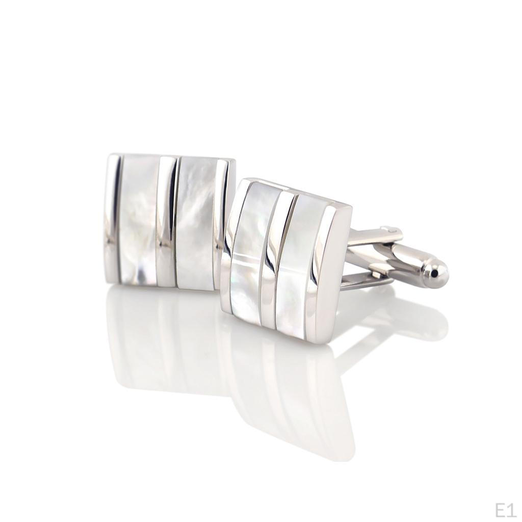 Модные очаровательные латунные ракушки, деловые запонки, свадебная вечеринка, фестиваль, подарок