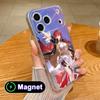 HSR Himeko Clear TPU Magsafe Mobile Phone Case for iPhone 17 16 15 14 13 12 11 Air Pro Max Plus Mini Colorful Cover