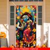 Day of the Dead Door Banner, for Halloween Party Indoor Outdoor Decor