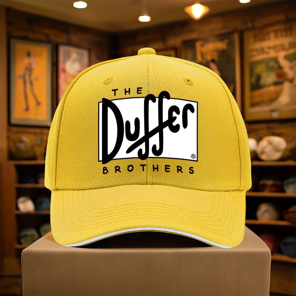Duffer Brothers Printed Baseball Cap Snapback Lightweight Summer Beach City Casual Hat Multiple Colors