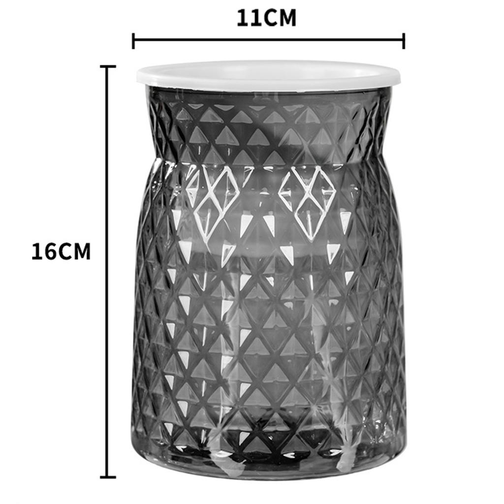 Self Watering Plant Pot Transparent Plastic Flower Pot Double-layer Automatic Lazy Potted Flower Pot Hydroponic Flowerpot