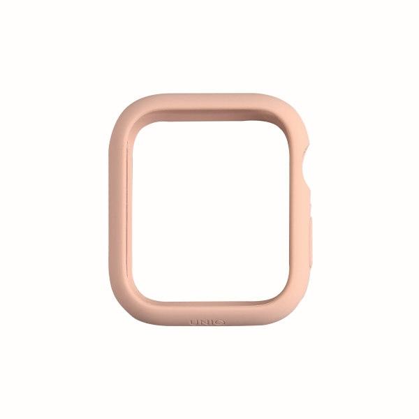 Etui do Apple Watch Series 4 UNIQ Lino Różowy