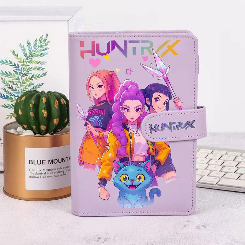 Аниме Тетрадь Охотников на Демонов Руми Мира Зои Милый Мультяшный Принт Дневник на Разъемных Листах Студенческий Блокнот