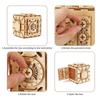 Сделай сам копилка Сделай сам копилка Механический пазл Сейф 3D Деревянная модель Шкафчик Набор Игрушка для детей