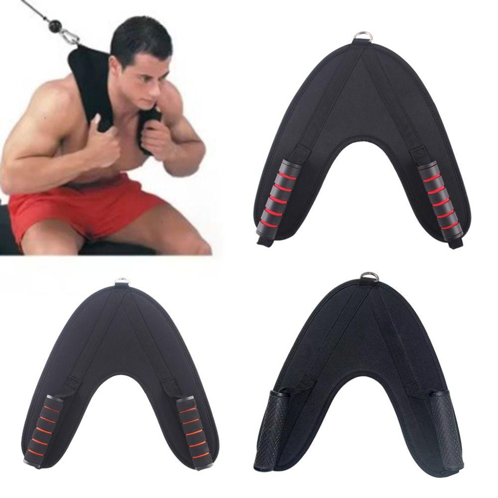 Extra Wide Padded Ab Exercise Strap Strong Tension Band Fitness Training Strap Barbell Equipment