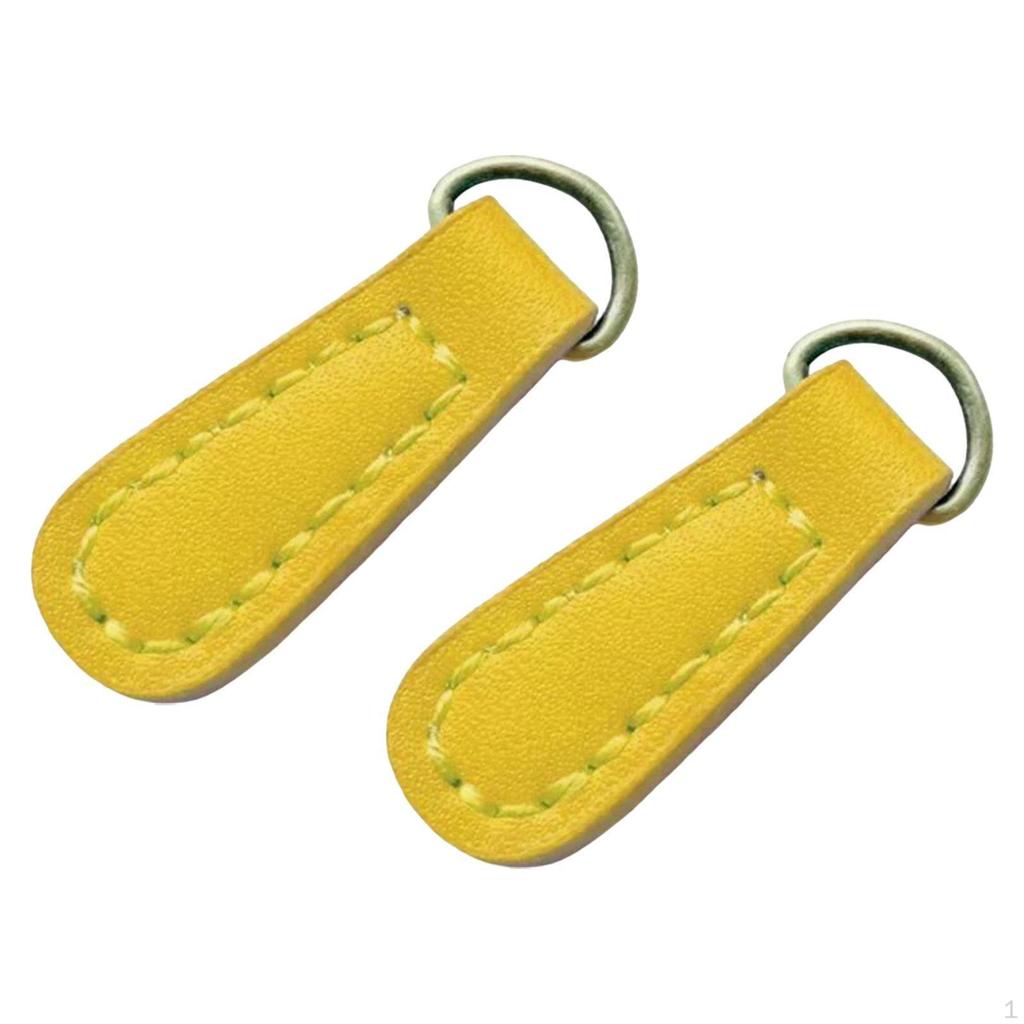2Pcs Zipper Pulls Pullers Replacement Fastener Tags Pull Tabs for Luggage