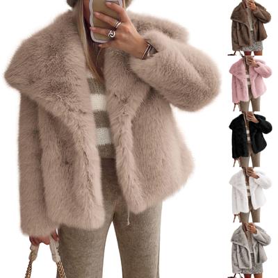 Женская модная толстовка с длинными рукавами из экологичного флиса, однотонная, теплая, премиальная, укороченная куртка