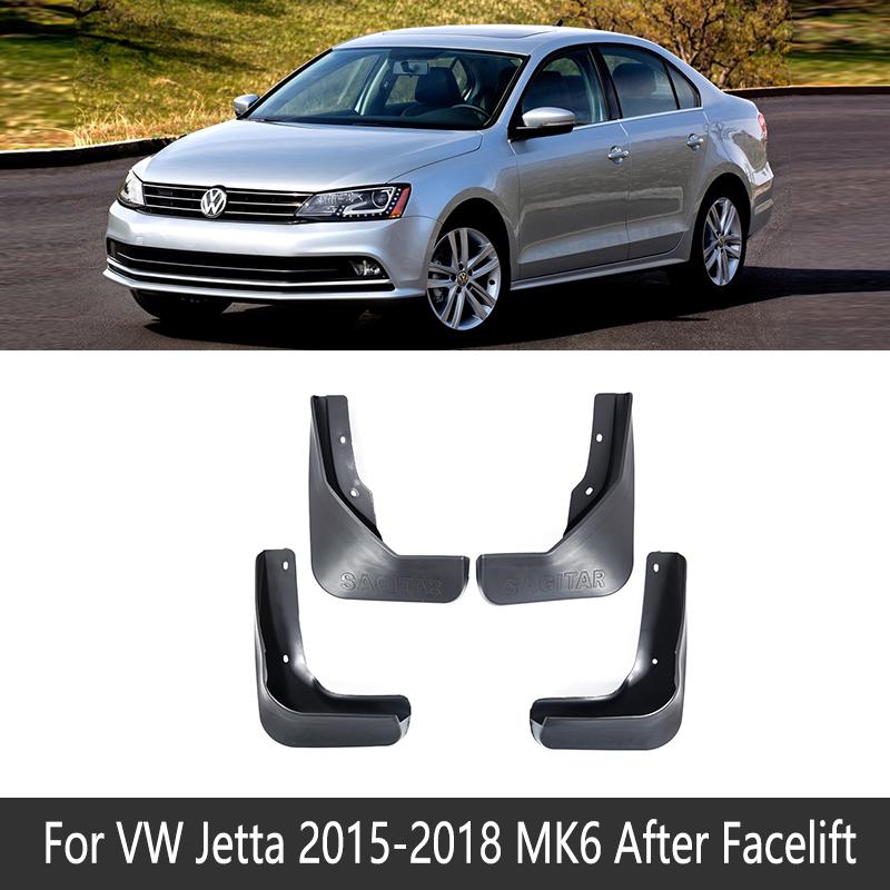Car Fender Mud Flaps Mudguards for Volkswagen VW Jetta A6 5C6 Mk6 6 2011~2018 2012 2016 2017 Auto Accessories Goods Splash Guard