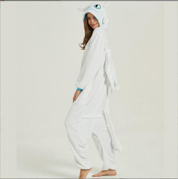 Осенне-зимняя фланелевая цельная пижама с изображением животных из мультфильмов, утолщенная домашняя пижама для взрослых, одежда для косплея