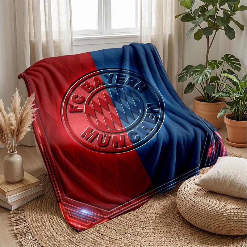 Bayern Munich Soft Flannel Fleece Blanket Lightweight Cozy Warm Throw Blanket For Sofa Bed Home Decor