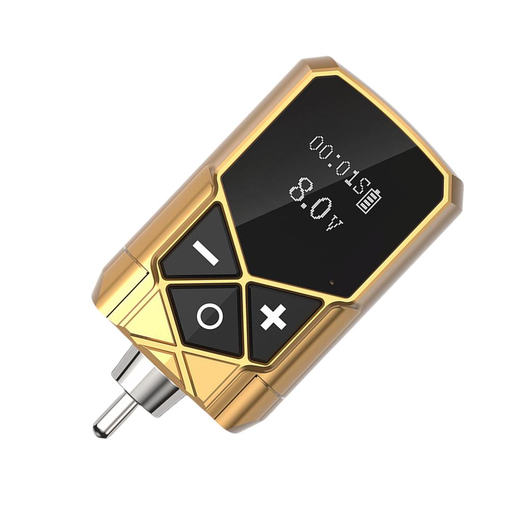 Татуированный блок питания Татуированная ручка Аккумулятор 2400 мАч Беспроводной Татуированный аккумулятор Блок питания RCA Интерфейс для художников