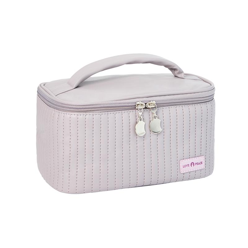 Fashion Small Top-handle Cosmetic Bag Travel Portable Toiletry Bag Outdoor Storage Bag Women Makeup Case Cosmetic Pouch