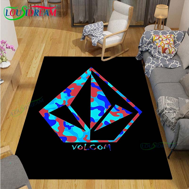 Fashion V-VOLCOMS Carpets Bedroom Becoration Living Room Decoration Carpets for Bed Room Rug Anime Rug  Area Rug