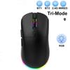 Перезаряжаемая беспроводная мышь Bluetooth/2.4G/проводная трехрежимная мышь 4800DPI RGB игровые мыши для ноутбука, планшета, Macbook
