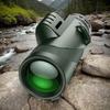 Монокулярный телескоп 80x100 со штативом Водонепроницаемый Портативный для путешествий на открытом воздухе, походов, охоты, наблюдения за птицами, концертов, ручной телескоп