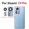 For Xiaomi 12 Pro Back Rear Camera Glass Lens+Frame Holder Replacement Parts Repair 2201122C 2201122G Gray Blue Purple
