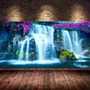 Природный пейзаж Водопад Большой размер Алмазная живопись Сделай сам Полная квадратная круглая выкладка Стразы Вышивка Пейзаж Мозаика Наборы для вышивания крестом Настенный декор