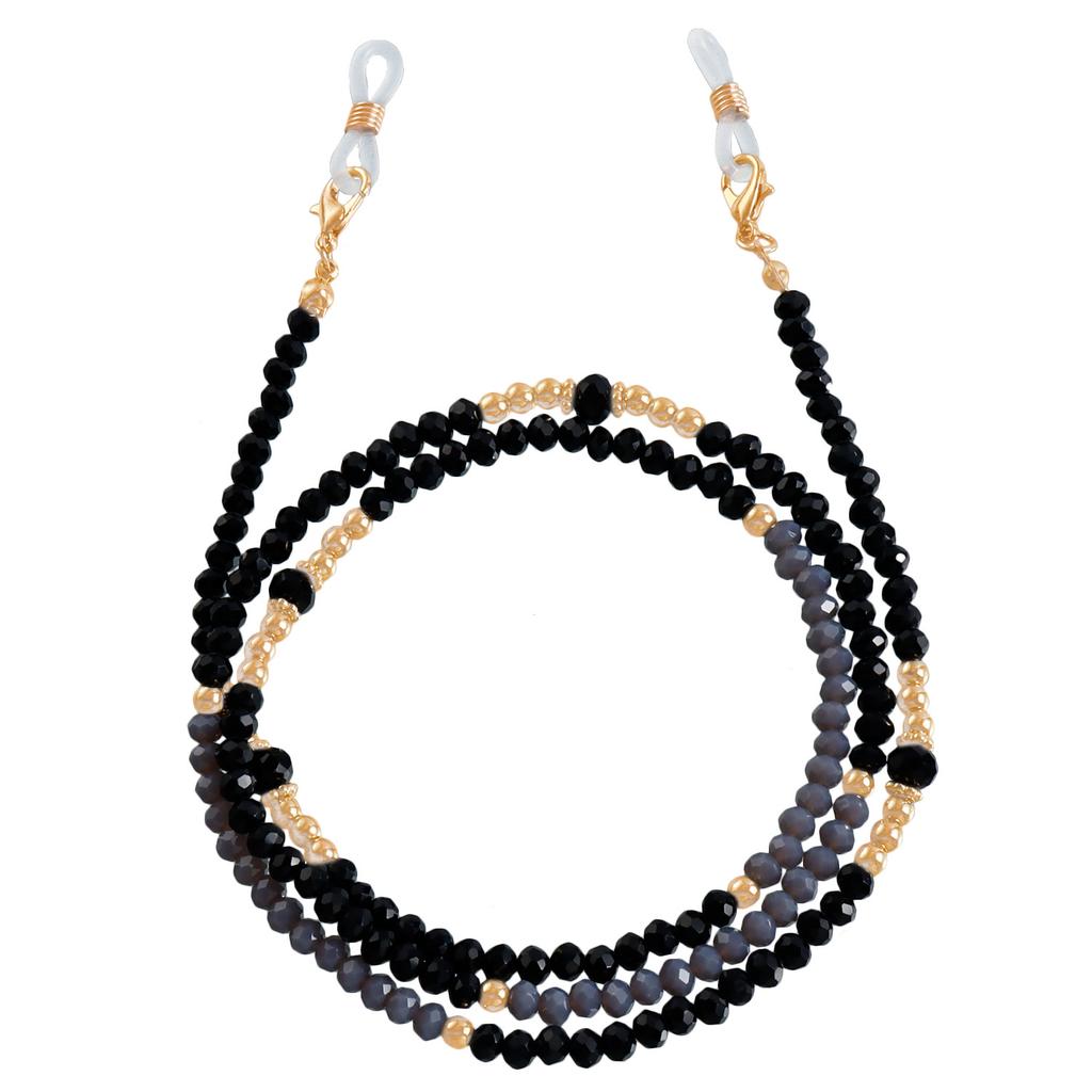 Цветная шпинель, бусины для очков, цепочка для маски, зеленая цепочка для женщин, шейный переносной шнурок, цепочка для наушников, защита от потери