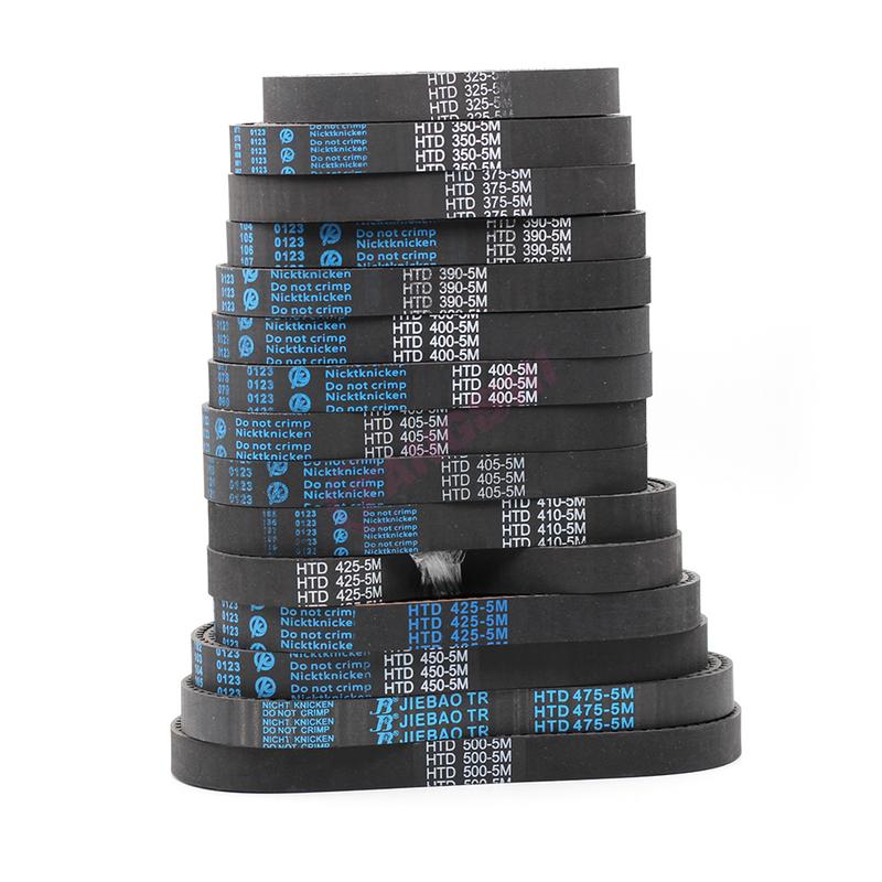 HTD 5M Rubber Timing Belt Width 10mm Length 200 205 210 215 220 225 230 235 240 245 250 255 260 265 270 275 280 290~450mm HTD 5M