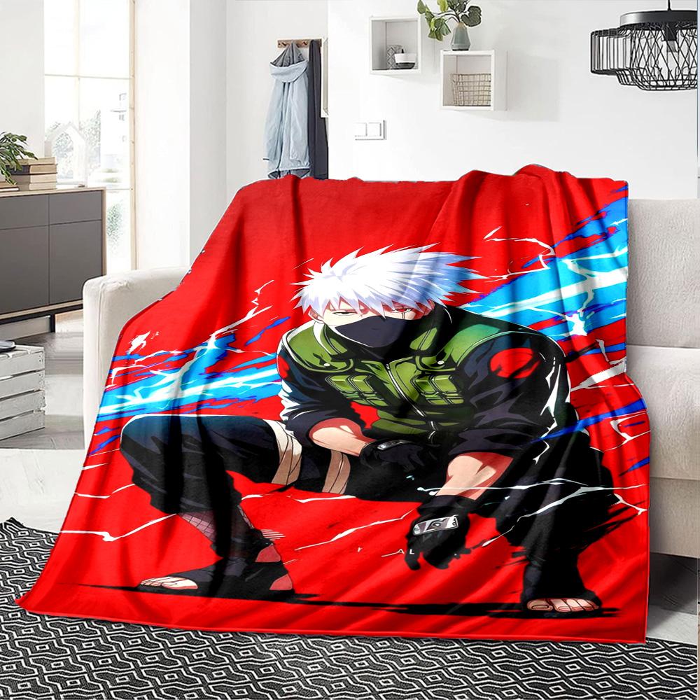 Naruto Blanket Durable Comfort Perfect for Chair Livingroom Bed All-Season Use Modern Perfect Gift for Relatives and Friends