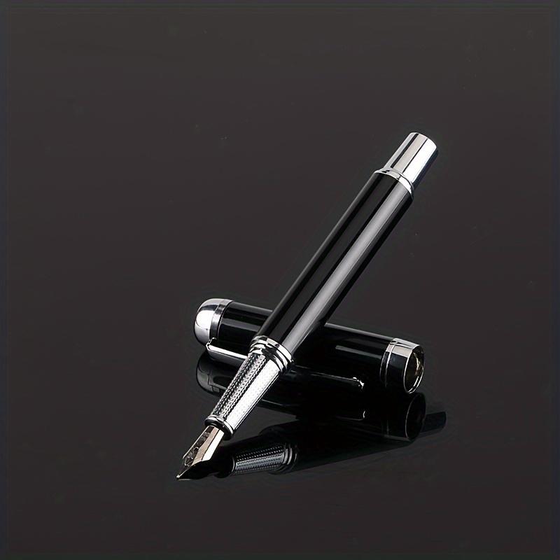 1 Pc Classic Minimalist Style Metal Fountain Pen, Business Office Signature Pen, Office Culture Gift