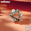 WOSTU 925 Sterling Silver Romance Retro Vine Charms for Women Girls Bracelet & Bangle DIY Jewelry
