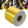 Reflective Self Adhesive Tape Gold Sliver High Temperature Heat Insulation Shield Wrap Tape Bandage 50mm X 10M Roll Universal