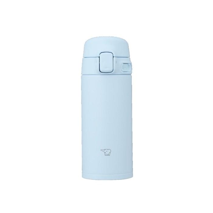 Zojirushi Water Bottle 200ml Dishwasher Safe Seamless Lid 3-Piece Set Stainless Steel Soft Blue SU-FA20-AM 200mL