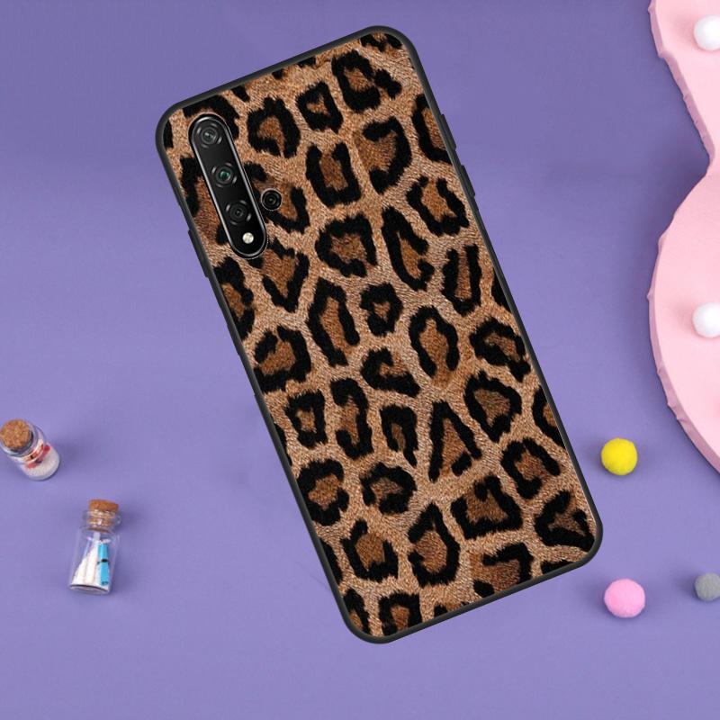 African Leopard Print Funda For Huawei Nova Y91 Y90 Y70 Y60 Y61 9 10 SE 11i 8i 7i 3i 5T P30 P40 Lite P60 Pro Case