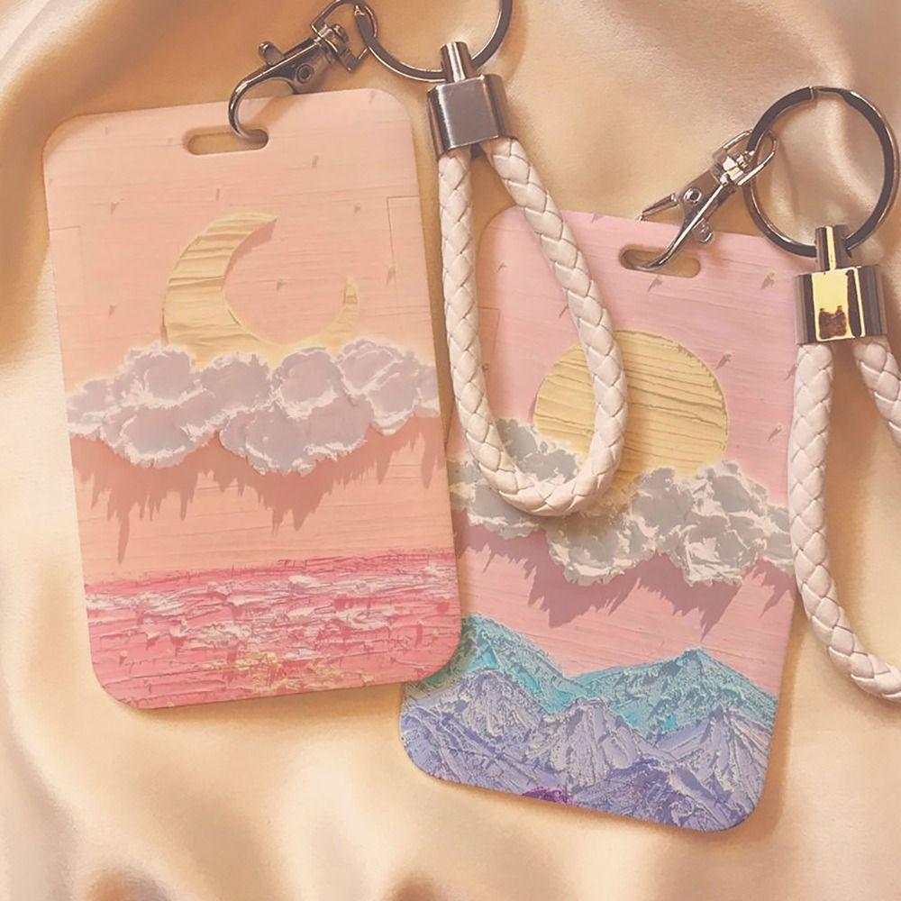 Пластиковые держатели кредитных карт, держатели банковских удостоверений, симпатичные держатели визитных карточек для детей