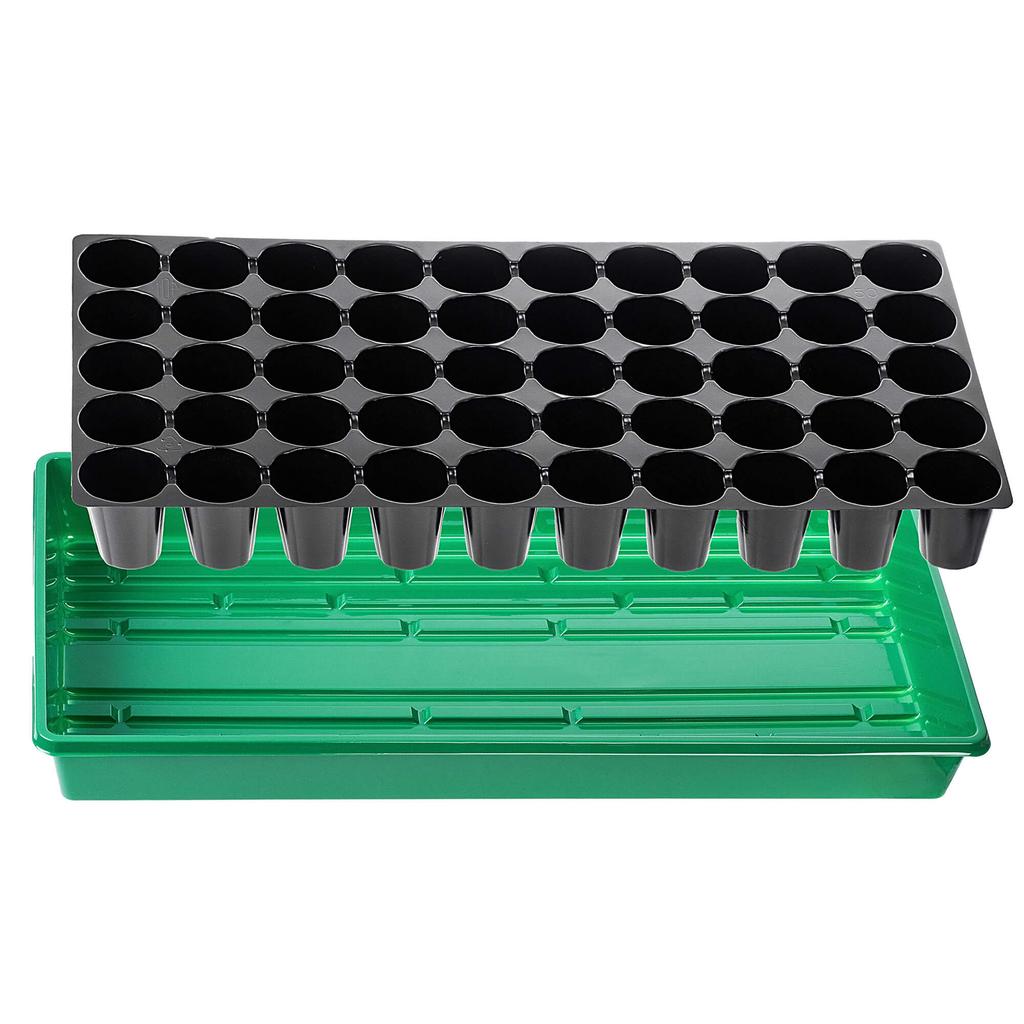 KADAX Large Mini Greenhouse, Mini Greenhouse, Greenhouse, 50 Cells, Germination Box