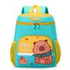 New cute kapibara backpack spine protection burden reduction breathable children's backpack factory direct sales children's backpack