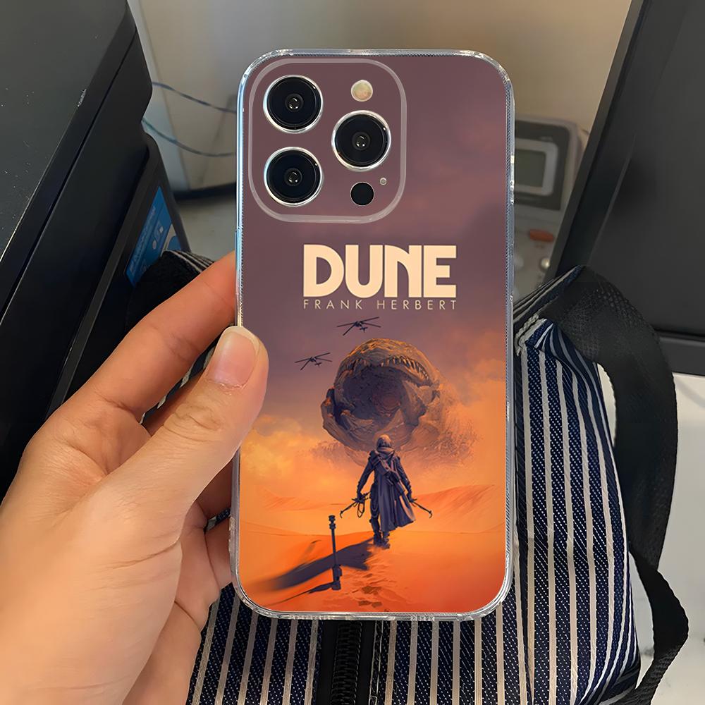 2024 Sci-fi Movie Dune Part 2 Phone Case Transparent For Iphone 15 17 Pro Max 16 14 Pro 11 12 Pro 13 X XR XS SE Back Cover