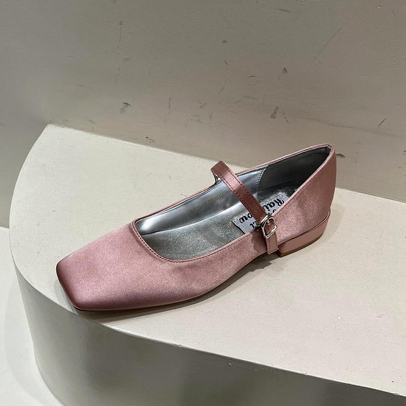 Модные SUOJIALUN 2025 Летние Женские Балетки с Круглым Носком и Неглубоким Вырезом, Мягкие Туфли-Балетки, Женские Повседневные Туфли для Платья, Классические Лоферы Mujer