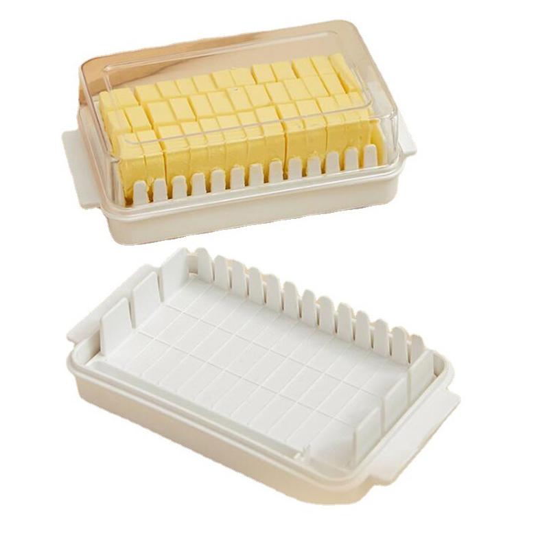 Коробка для резки масла Резак для масла Холодильник Контейнер для хранения продуктов Уплотнение с крышкой Коробка для разделения масла Коробка для хранения