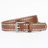 Fashionable Pu Leather Belt With Chic Rivet Buckle For Women Stylish And Versatile