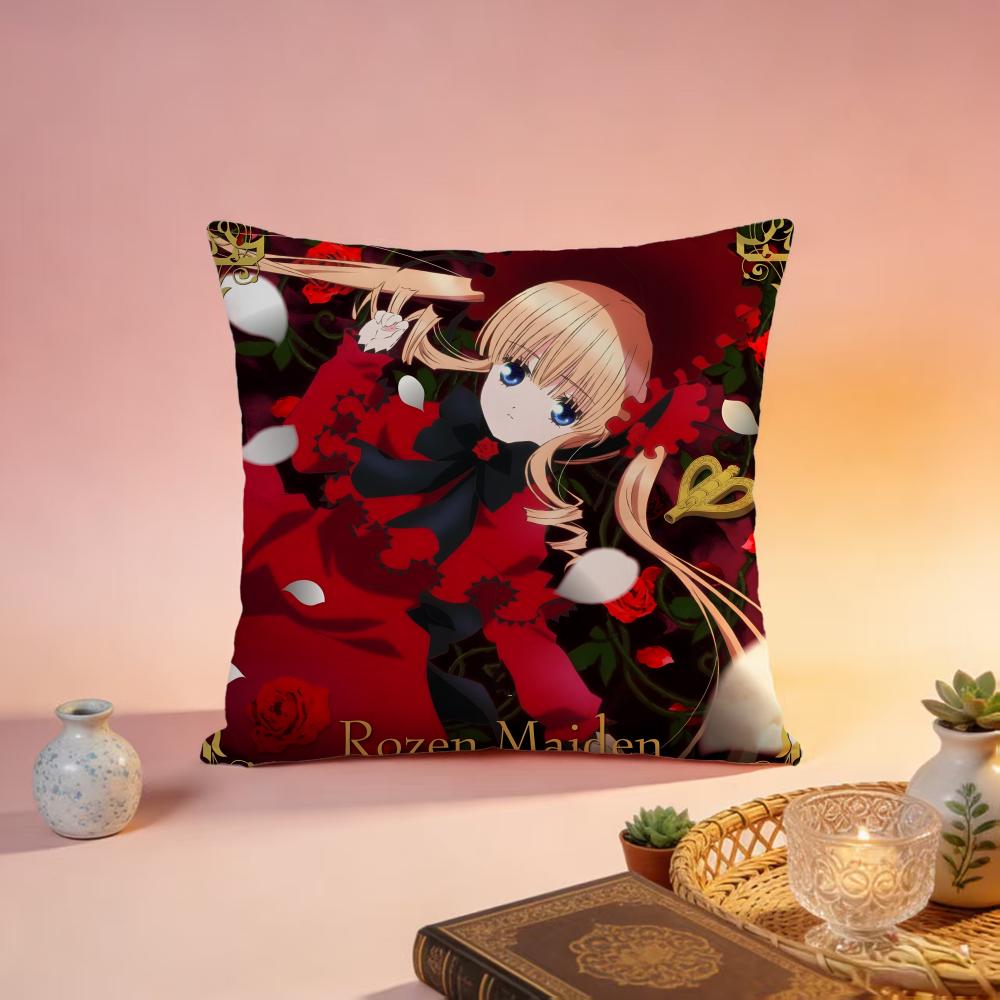Hot RRozen Maidenful Cushion Cover Premium SkinFriendly Pillow Case MultiPurpose for Home Office Travel