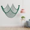 2Pcs Decorative Fishing Nets Hanging Ornaments Extra-Large DIY Ocean-inspired Craft Wall Art Hanging Fishnet Decor