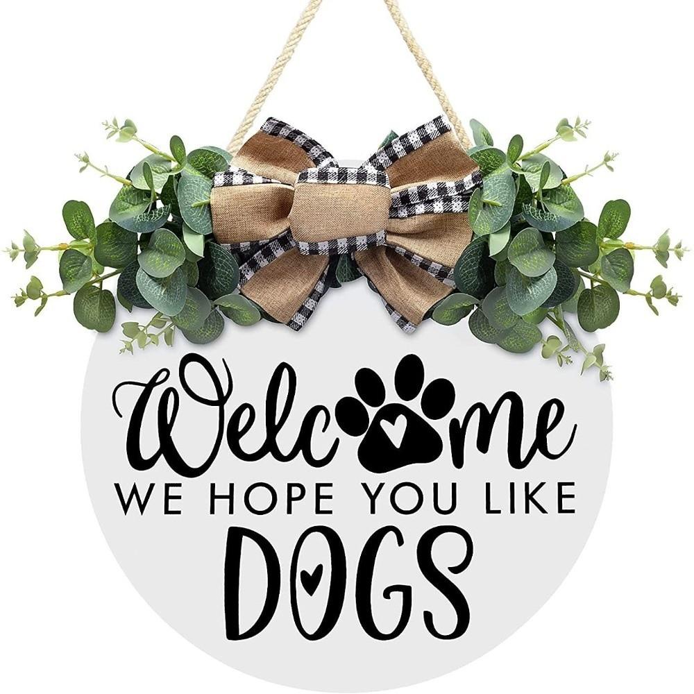 2D Flat Door Wreath Flower Wall Art Garlands Hanging Decoration Outdoor Decor
