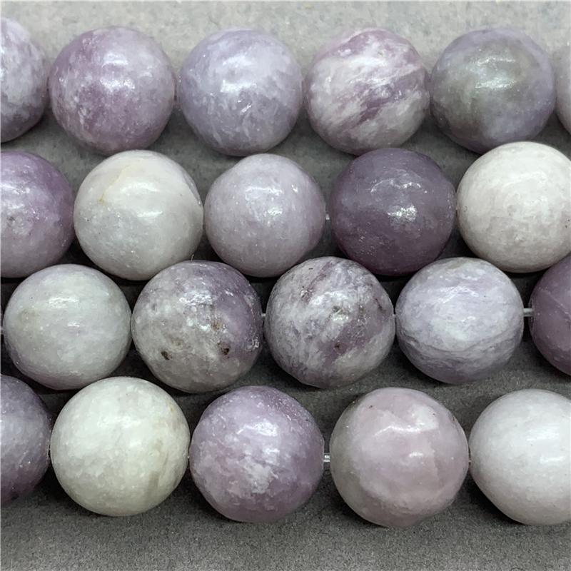 Натуральный драгоценный камень Сиреневый камень свободные круглые бусины 6/8/10 мм ювелирные аксессуары бусина