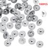 100 Pcs Durable Waxed Candles Making Metal Wick Sustainers Candle Wicks Base