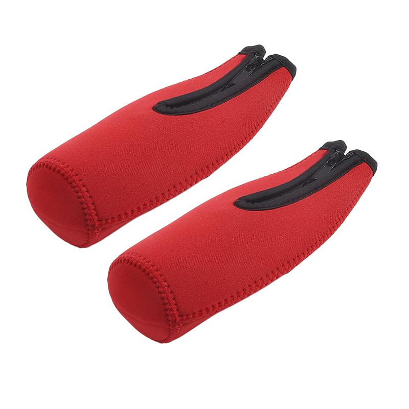 2 шт., термоизоляционный чехол для пивной бутылки, сохраняющий напиток холодным, застегивающийся на молнию, чехол для бутылки, чехол для охладителя пивной бутылки